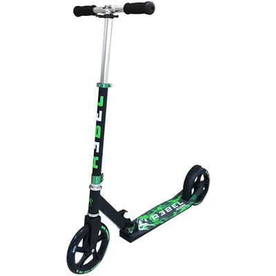 Scooter REBEL "Low Rider II", schwarz (schwarz, grün), Roller