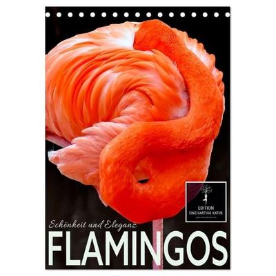 Flamingos - Eleganz und Schönheit (Tischkalender 2027 DIN A5 hoch), CALVENDO Monatskalender