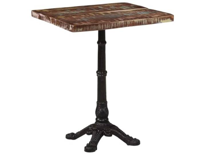 HKLGBVCR Bistrotisch, Massivholz, Rückgewinnung, 60 x 60 x 76 cm