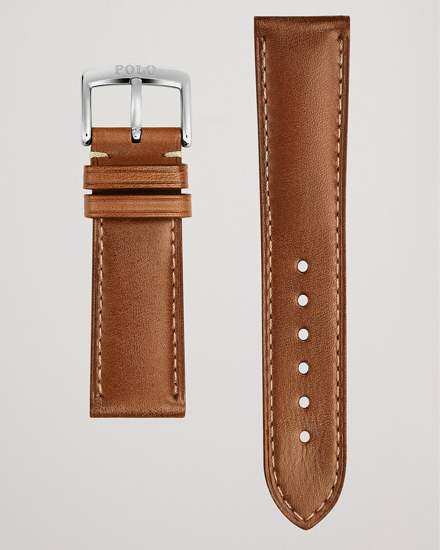 Polo Ralph Lauren Sporting Leather Strap Used Burnished men S Brun