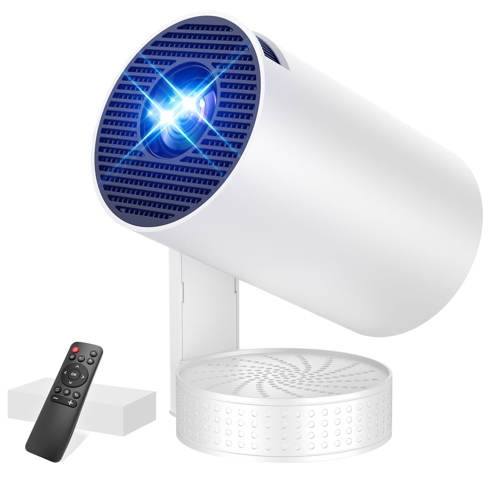 Selius Mini Projector Draagbaar - 4K 1080P LED - Korte Projectieverhouding 0,9:1 - Android 13 WiFi Bluetooth