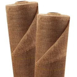 35m x 1m Jutegewebe 105g/m2 Jutematte Gartenjute Jute Stoff Sackleinen Juteband