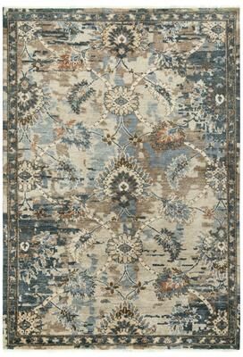 Alora Decor Mila Natural, Beige Oriental Hand-tufted Wool Blend Rug