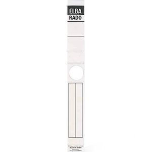 Elba 04404 weiß 34 x 290mm Ordner Rückenschilder, 10 Stück