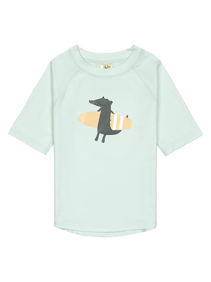 Lässig Badeshirt in Hellblau - 86