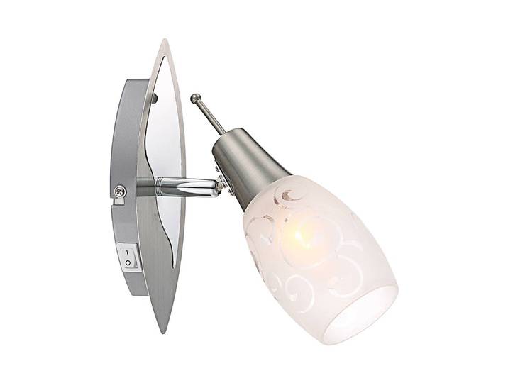 Strahler Florita 24 x 8cm Weiß/Silber Hauptmaterial: Metall LED E14