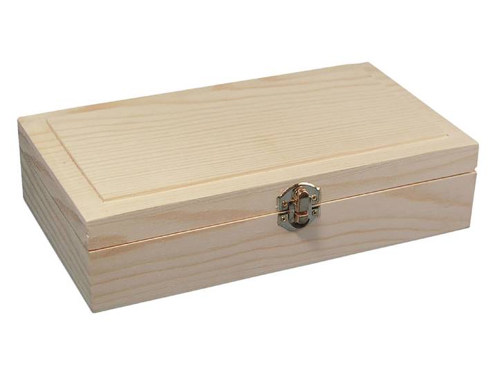 Rayher Holz-Schatulle Rahmen FSC Mix Credit 25 × 14 × 6 cm