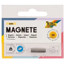 folia 20er-Pack Magnete, 0.6 cm