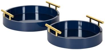 Kate and Laurel Lipton Round Tray Set