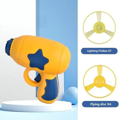 Inspired Living Interactive Cat Disc Launcher Toy For Indoor Cats Flying Fetch Training Game For Kittens yellow