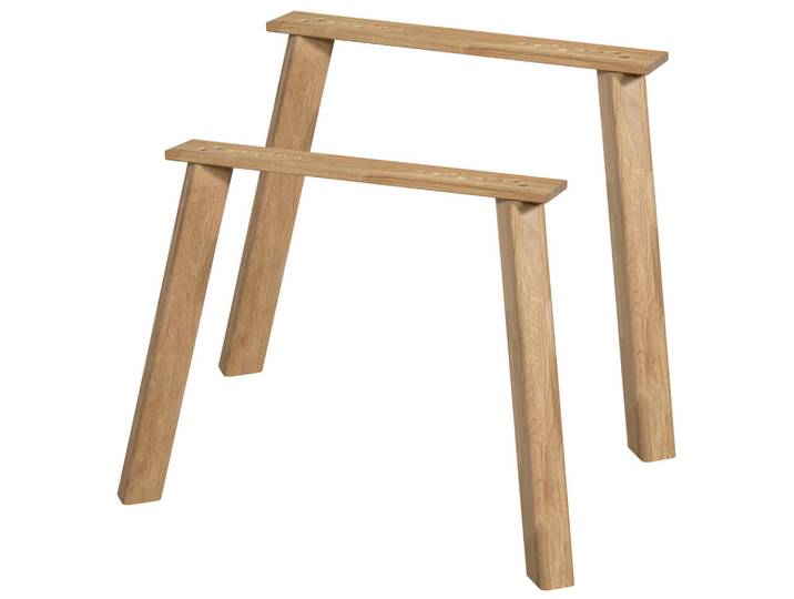 Livetastic Tischgestell Tablo, Eiche, Holz, 2-teilig, Eiche, eckig, 79x73x11 cm, Esszimmer, Tische, Esstische, Tischsysteme, Tischgestell