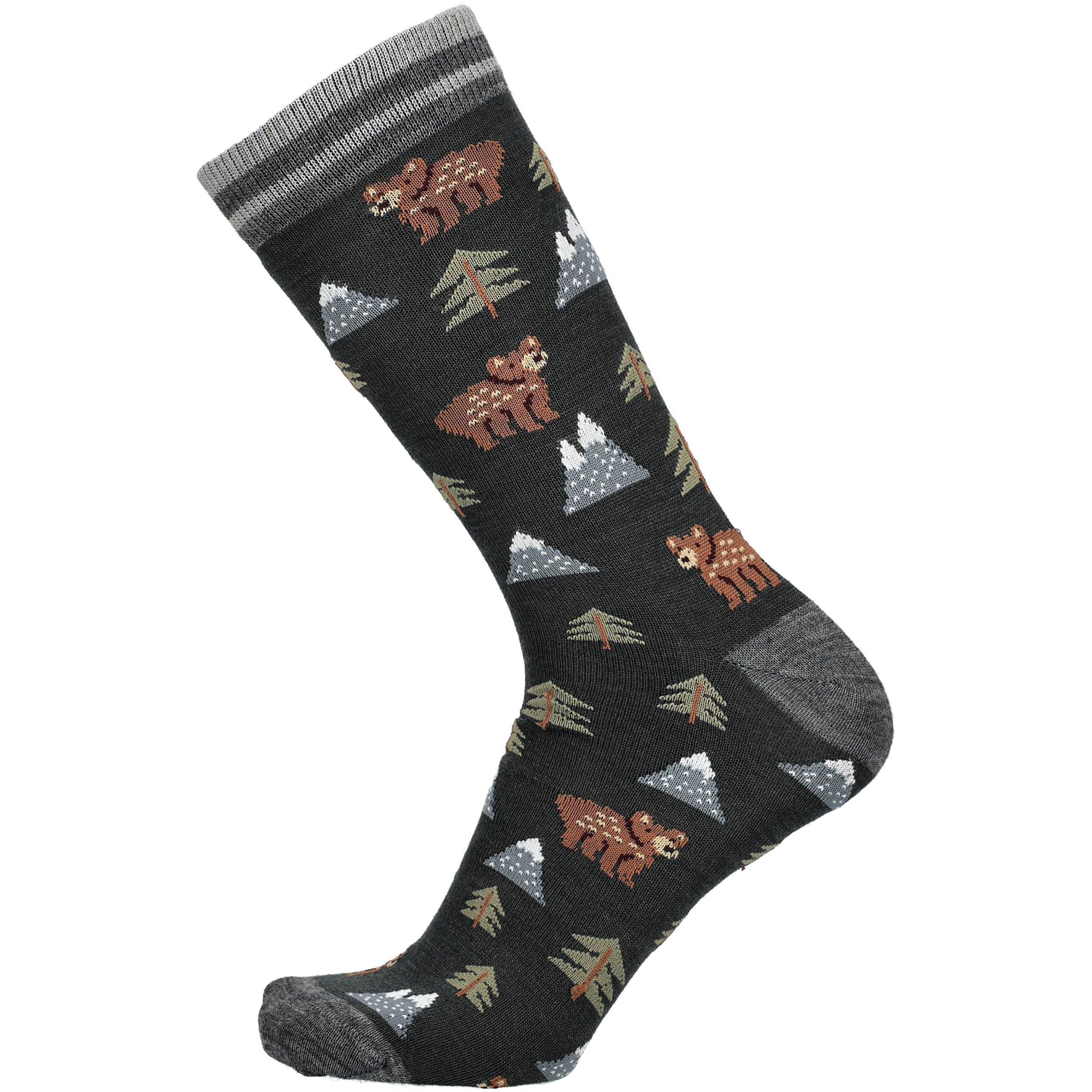 UphillSport Forrest Freizeitsocken grau Größe 35 Lifestyle Schnell trocknend Merinowolle