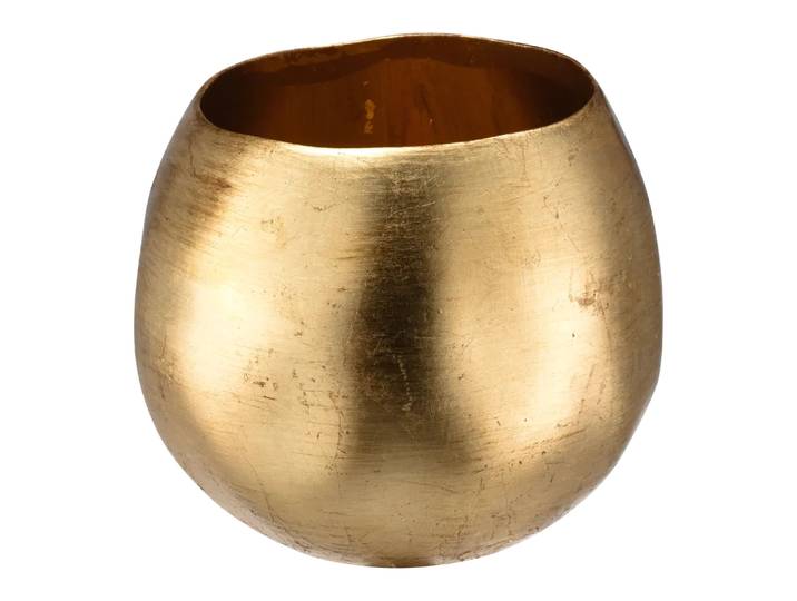 Übertopf Nevis, Johann Jakob, gold, Keramik