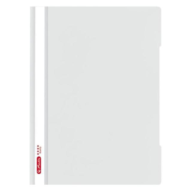 Herlitz Schnellhefter "Quality", DIN A4, PP-Folie, grau (A4, 1x) (50020782)