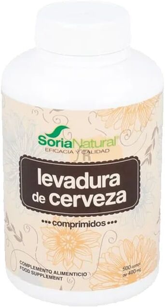 Soria Natural LEVEDURA DE CERVEJA 500 Tabs