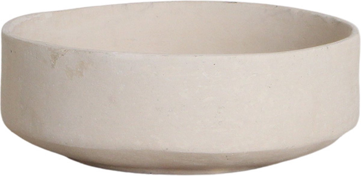 Raw Materials Schaal Chandrapur Zandkleurig