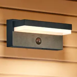 OSRAM ENDURA Style USB Robust Sensor Wandleuchte IP54 Dunkelgrau