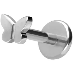 Titan Labret mit Push Fit SCHMETTERLING