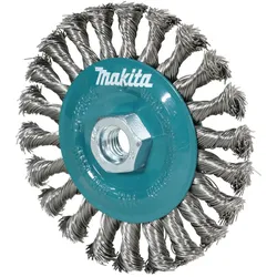 Makita Rundbürste 125mm gezopft INOX - D-77540
