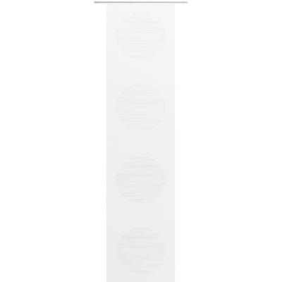 Neutex for you "Padova" Klettband 1 Stk. tlg. inkl. Befestigungszubehör, Halbtransparent, Sauberer Abschluss, modern