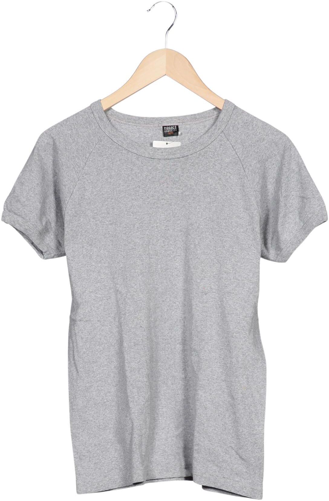 883 Police Herren T-Shirt, Grau, Gr. M, Baumwolle - Second Hand