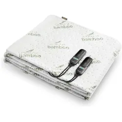 Duux, Heizdecke, Snooze Bamboo Elektrisch Onderdeken – 6 standen – 140x200 cm (200 x 140 cm)