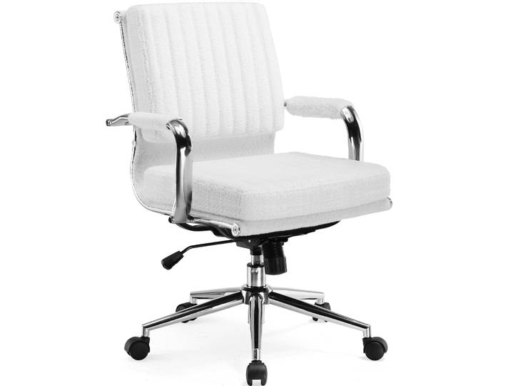 COMHOMA Chaise de bureau Chaise de direction Chaise de bureau ergonomique Chaise pivotante Chaise d'ordinateur avec accoudoirs Chaise de coiffeuse Chaise de direction réglable en hauteur avec fonction