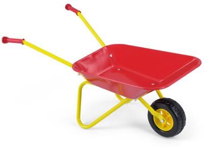 Costway Kids Wheelbarrow with All-Terrain Wheels-Red
