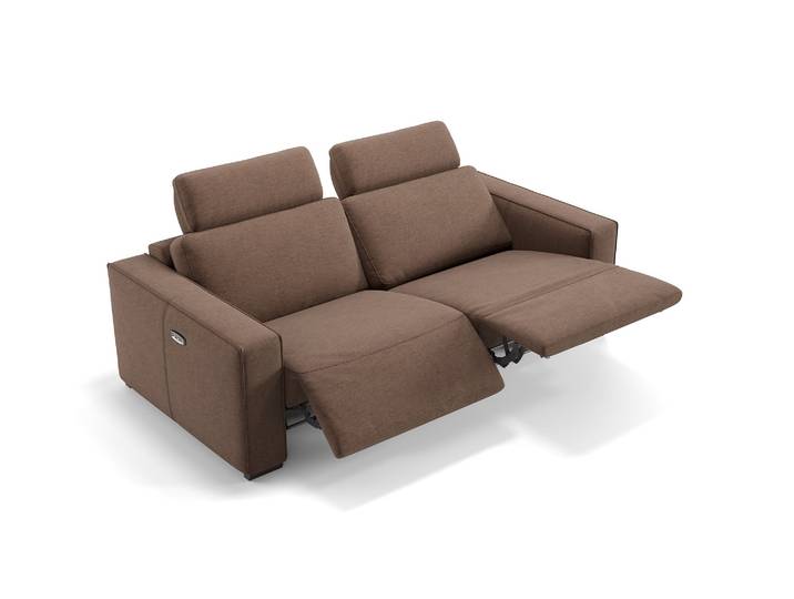 Stoffsofa BERGAMO Stoffcouch 3-Sitzer Couch
