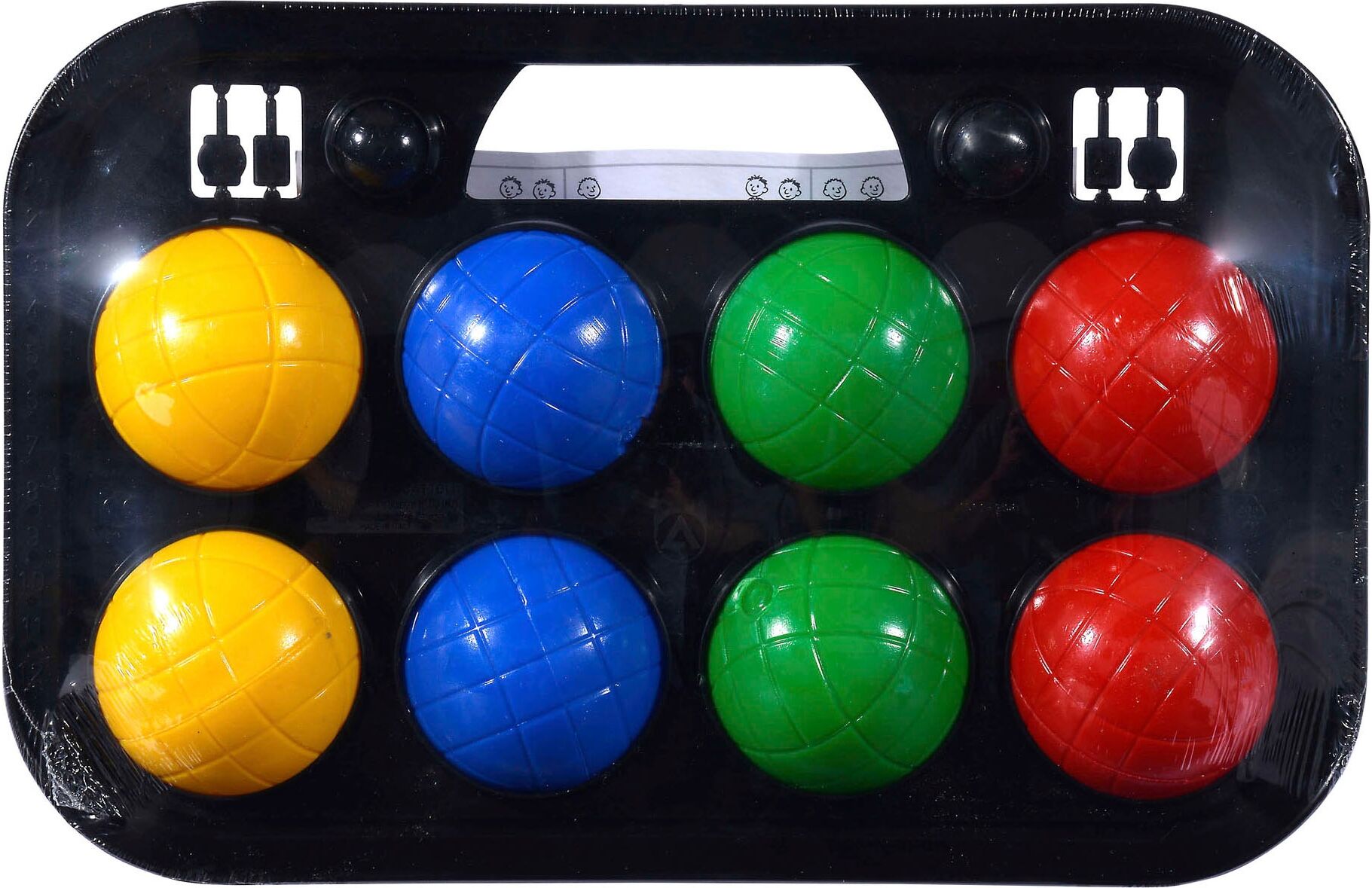 Spiel SIMBA "Boccia Spiel Tragekorb", bunt, Spiele, Kinder, Spiel, Made in Europe