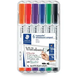 STAEDTLER Whiteboardmarker Lumocolor compact ca. 1 - 2mm VE=6 Stück