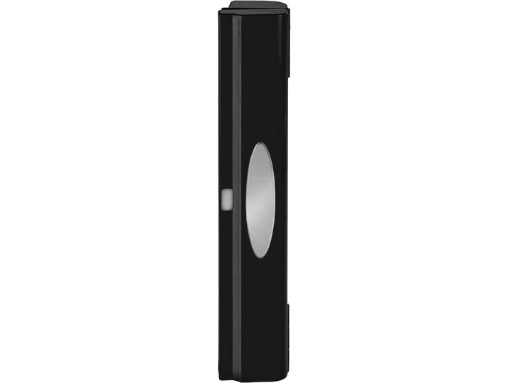 Folienspender WENKO Modell Perfect-Cutter , schwarz, B:38cm H:5,2cm L:6,7cm T:6,7cm, Edelstahl, Kunststoff, Küchenrollenhalter, Folienspender, für Folienrollen bis 33 cm Breite, für Alufolien und Frischhaltefolien