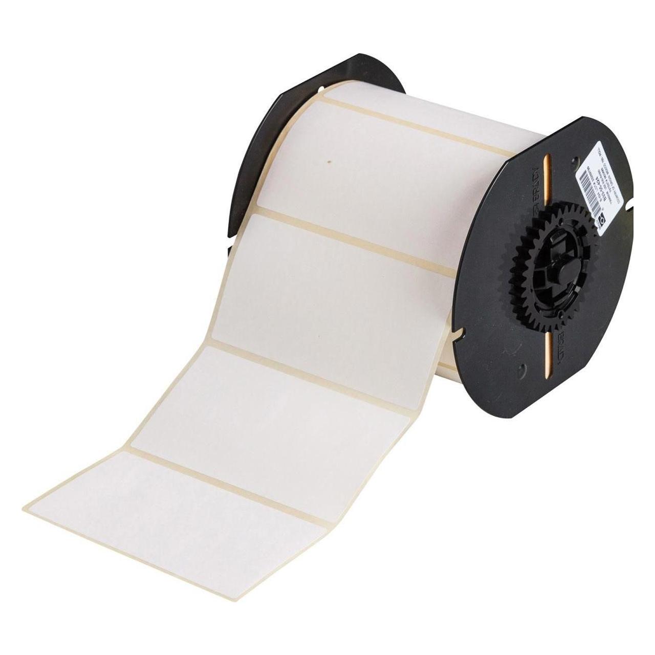 Brady B33-55-424, Papier, Weiss, matt, 101.60 x 50.80 mm, permanent (750 E.) (106.68 mm) (B33-55-424)