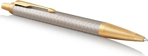 Parker Kugelschreiber PARKER IM Prem. Warm Silver M Blau