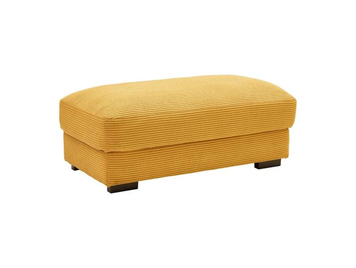 Hocker Senfgelb Textil