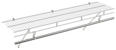 Costway Closet Shelves Wall Mounted with Ventilated Metal Wire Shelving Kit