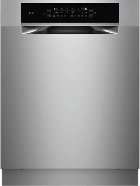 AEG Serie 8000 GU8205ASFM 60 cm Geschirrspüler unterbaufähig sehr leise 14 Maßgedecke aquaStop Funktion Auto Open (Edelstahl) 6-Monats-Vorrat Finish Ultimate Plus gratis* & jetzt mit 100 Tage Geld-zurück-Garantie!* 911 464 024