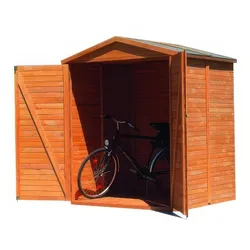 Garten Geräteschrank Brünn 174 x 82 x 210 cm - Gartenschrank aus Kiefer, Honigbraun - stabiler Geräteschuppen für vielseitiges Gartenzubehör