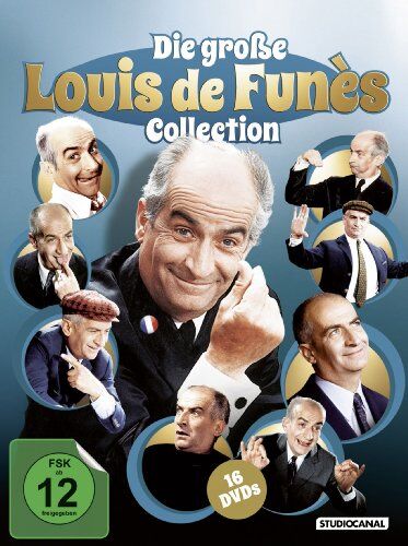 Jean Loubignac - Die große Louis de Funès Collection [16 DVDs] - Preis vom 17.10.2026 19:25:27 h