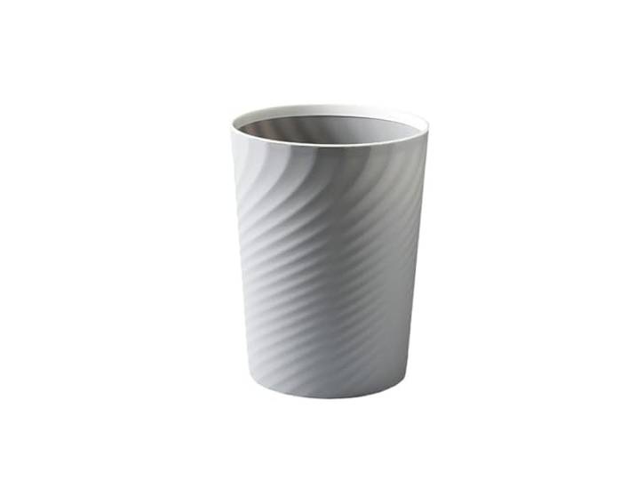 FZL02068LM Badezimmer Mülleimer Küche, Bad, Wohnzimmer, Büro(Grigio,Mittel)