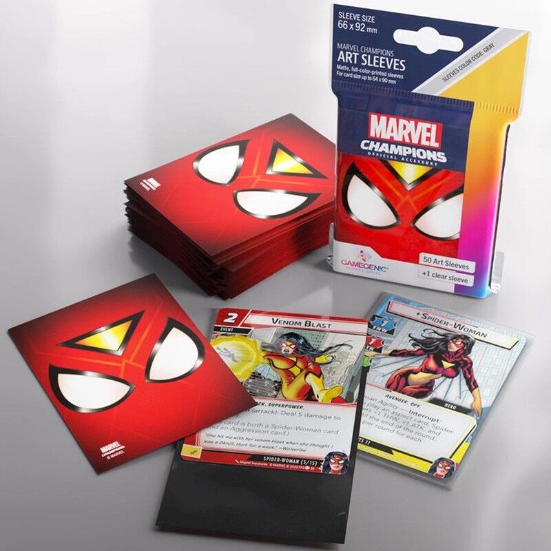 Gamegenic GG : 50 sleeves Marvel Champions FINE ART - Spider Woman