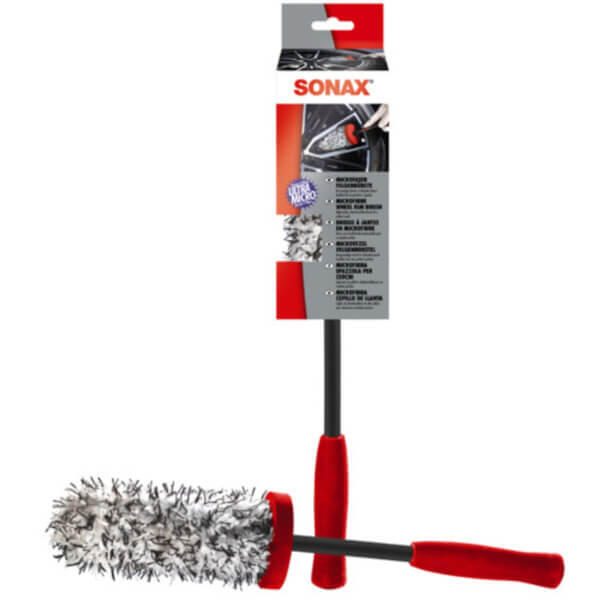 SONAX Microfaser Felgenbürste rot, schwarz 04179410