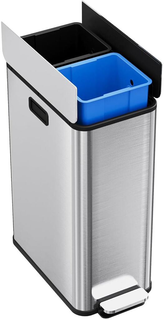 Blue Elephant Stainless Steel Kitchen Rubbish Bin Silver