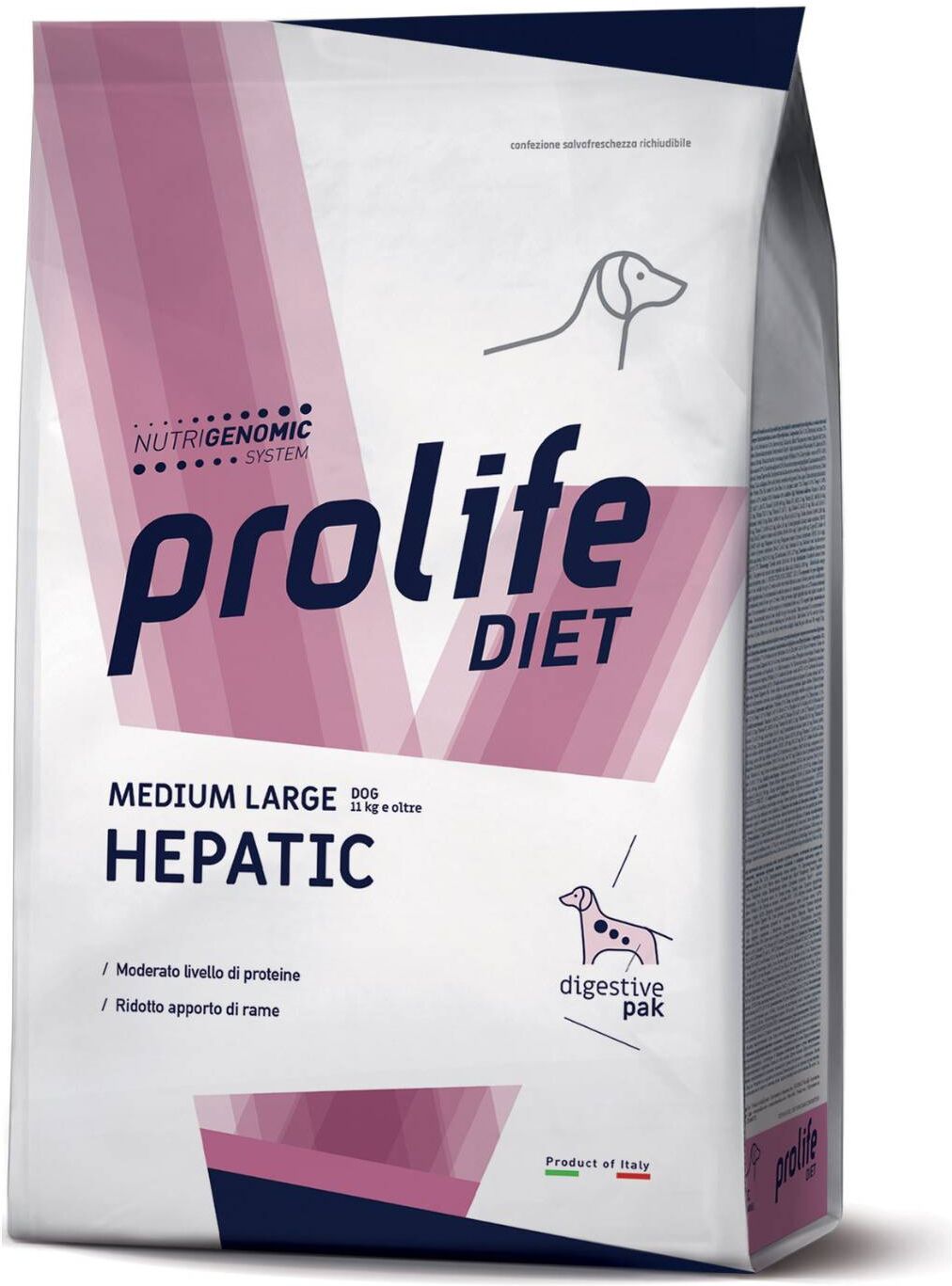 Prolife® Prolife Diet Dog Hepatic Medium Large per Cani 8 Kg