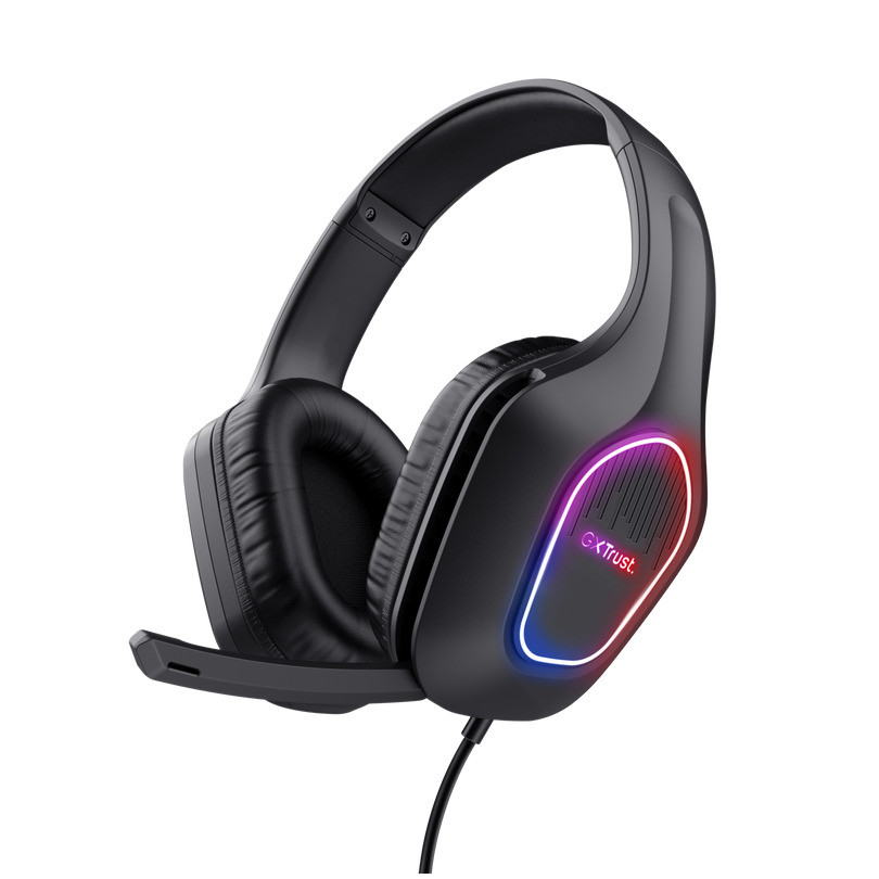 Trust GXT416 ZIROX LED Gaming Headset Zwart