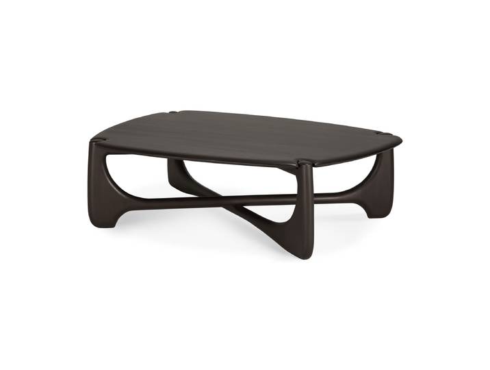 Ethnicraft PI Couchtisch lackiertes Mahagoni dunkelbraun