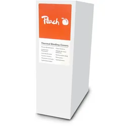 Peach Thermobindemappe weiss für je 80 Blätter A4, 80 Stk
