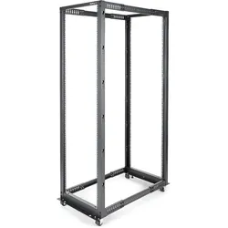 StarTech 4-Post (42 HE, 19 Zoll Rack), Serverschrank, Schwarz
