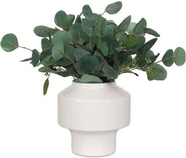 "Uttermost Essence Eucalyptus Accent & Vase - 16.00"" W x 16.00"" H x 16.00"" D"