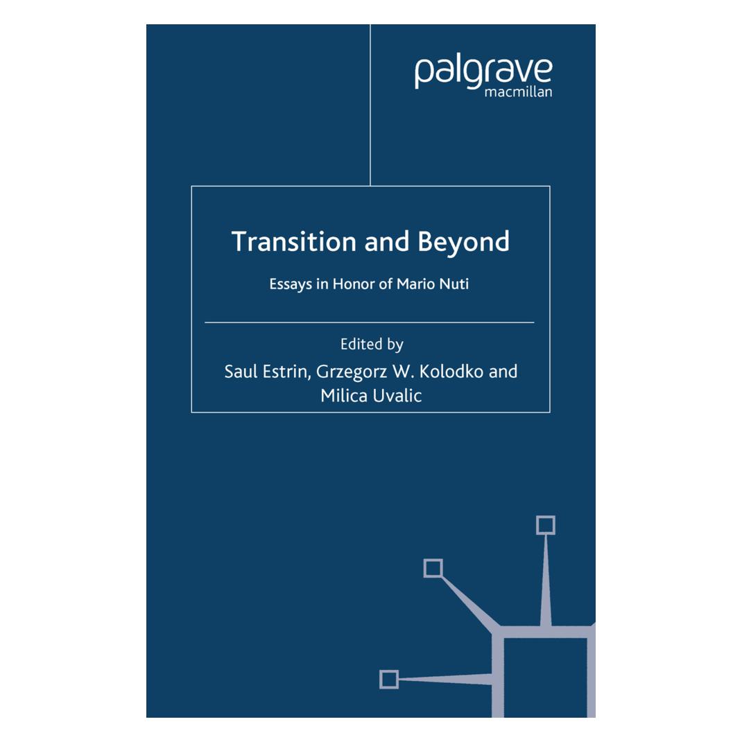 Springer Transition and Beyond (Englisch, Softcover, G. Kolodko, M. Uvalic, S. Estrin) (56826856)